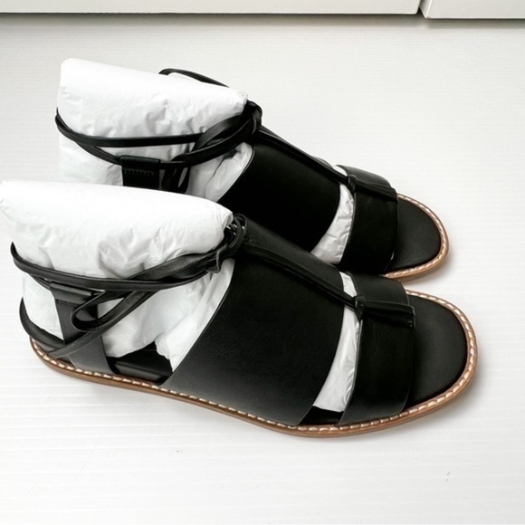 Vince womens black ankle wrap forester sandal size 7M - Picture 9 of 11